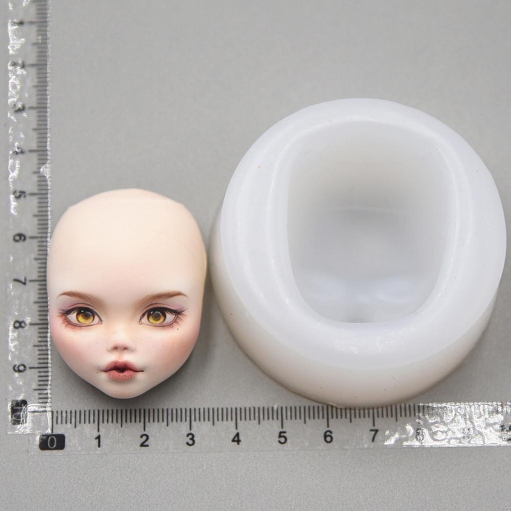 Elf Face Clay Molds Non Stick Easy to Demold Doll Face Clay Molds for Elf Toy Epoxy Resinn Casting DIY Handmade Craft