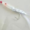 5Pcs Artificial Mackerel Feathers Bass Cod Lures Sea Fishing Rigs Tackle Bait