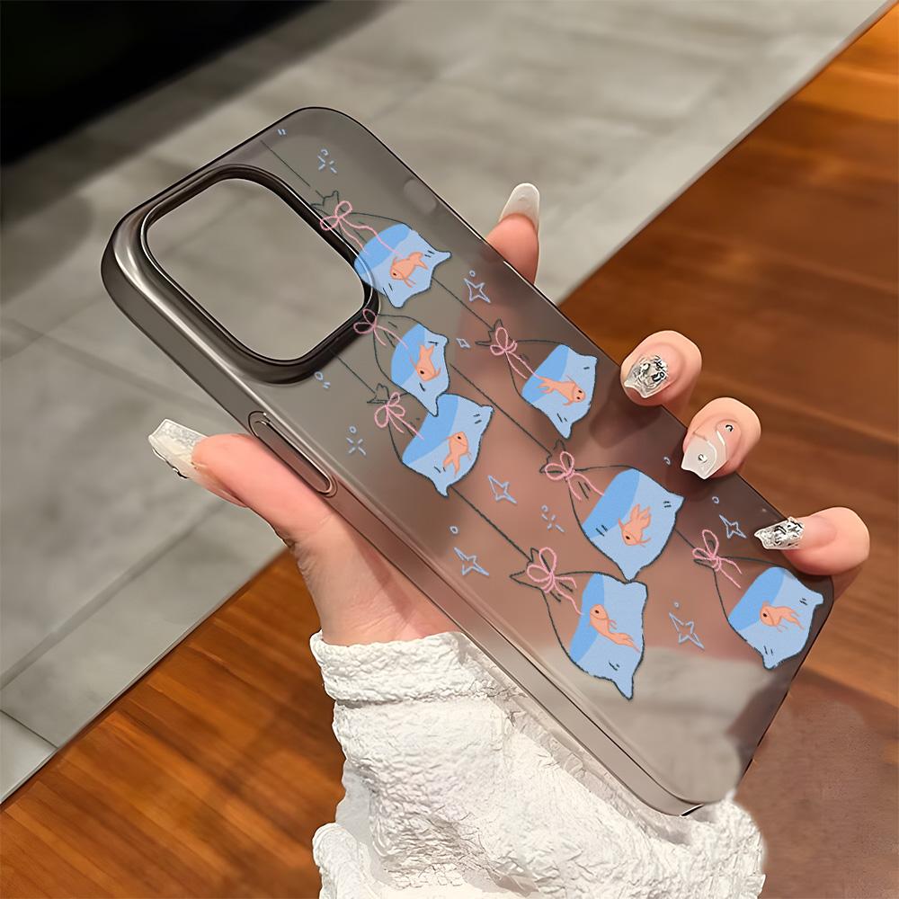 

Чехлы для мобильных телефонов iPhone 11 13 15 Pro Max 12 14 Pro Max Чехол для iPhone 16 15 Plus 13 Pro 12 Матовая текстура с рисунком в виде мультяшных цветов iPhone 16 Pro Max чёрный