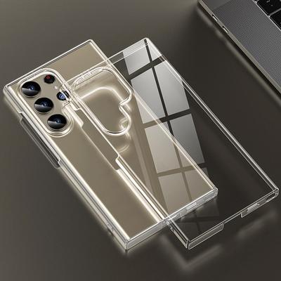 High Clear Phone Case For Samsung Galaxy S25 Edge S24 S23 Ultra S24 S25 FE A56 A55 A15 A16 A25 A54 5G Transparent Hard PC Cover