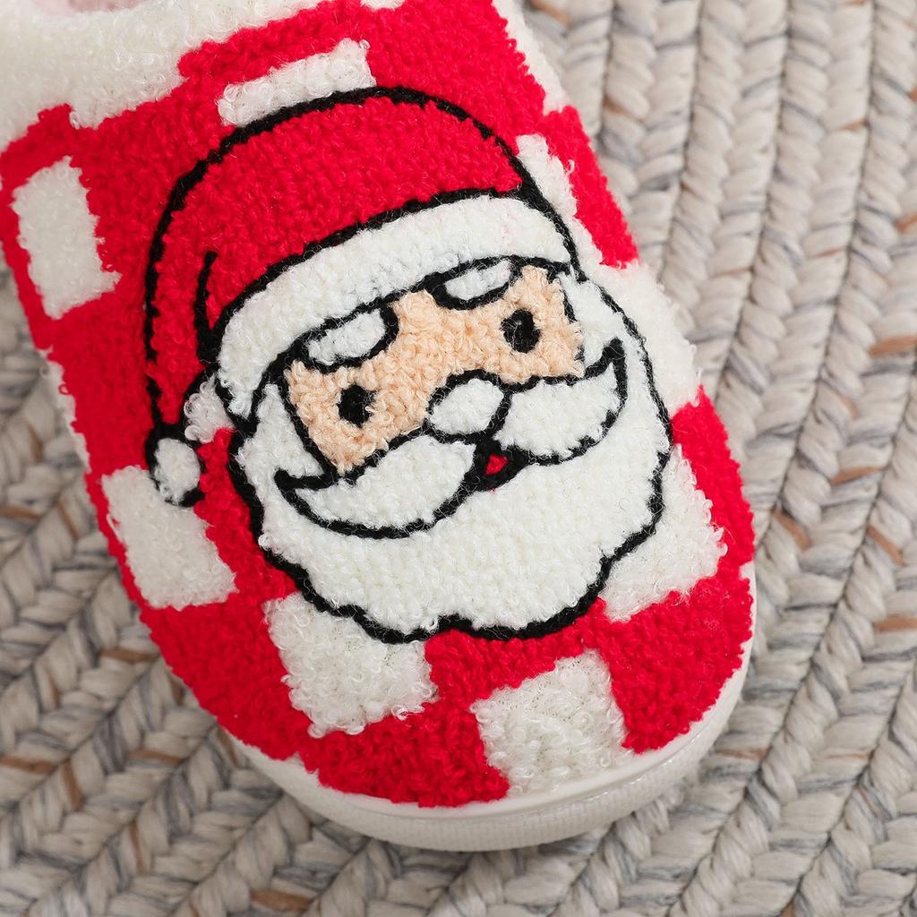 Christmas Cute Slippers For Women Fashion Classic Pattern Printed Slipper Casual Cotton Comfy Breathable Shoes Party Supplies