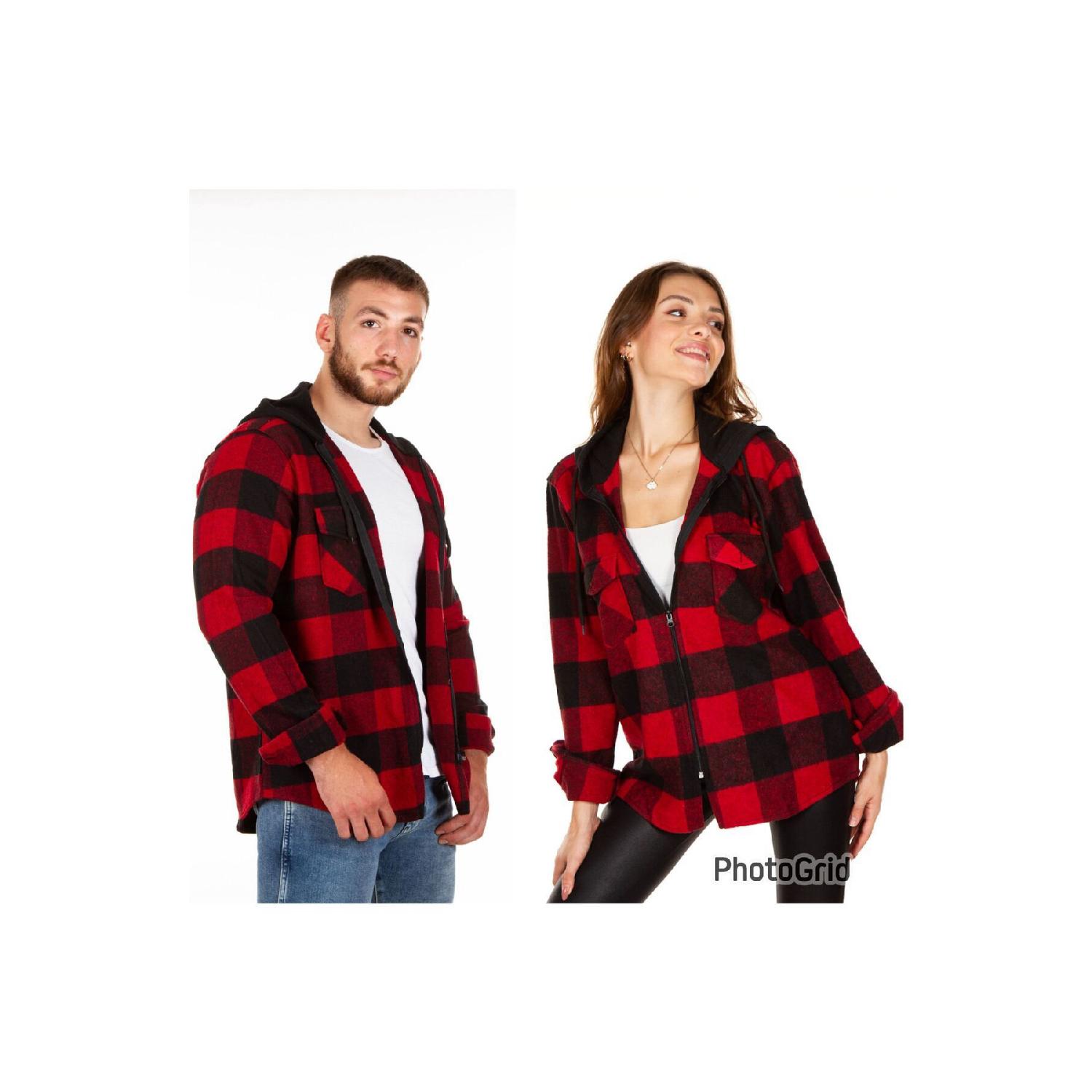 

Сорочка унісекс із застібкою-блискавкою з капюшоном S