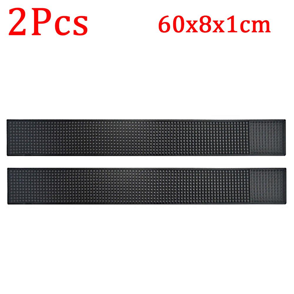 Bar Mat Rubber Coffee Bar Mats Anti-slip PVC Cup Mat Waterproof Heat Resistant Drain Mat for Bar Cafe Barista Cocktail Bartender
