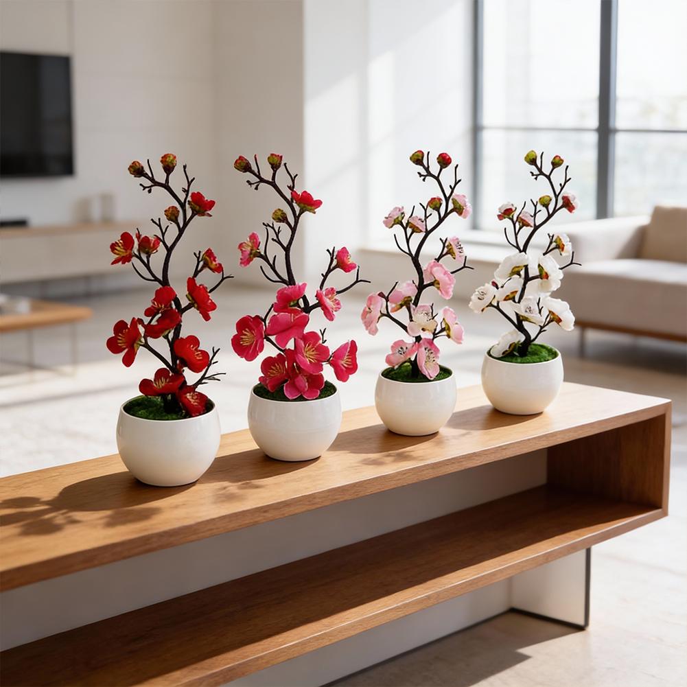 No Watering Required Plum Blossom Bonsai No Sunlight Needed