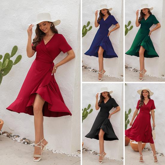 

Уютное вечернее платье, однотонное, повседневная одежда S-XL
