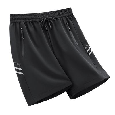 Dm Summer Slim Oversized Sports Shorts for Men's Quick Drying Breathable Running Fitness Loose Fitting Casual Pants
