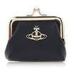 Vivienne WeStwood Damen S Körniges Leder Mini-Rahmen Münzfach 52010004 L001j N403