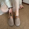 Fashion 2025 Hot Sale Ladies Shoes Buckle Strap Women's Flats Outdoor Casual Flats Women Round Toe Mixed Colors Shoes Women Zapatos