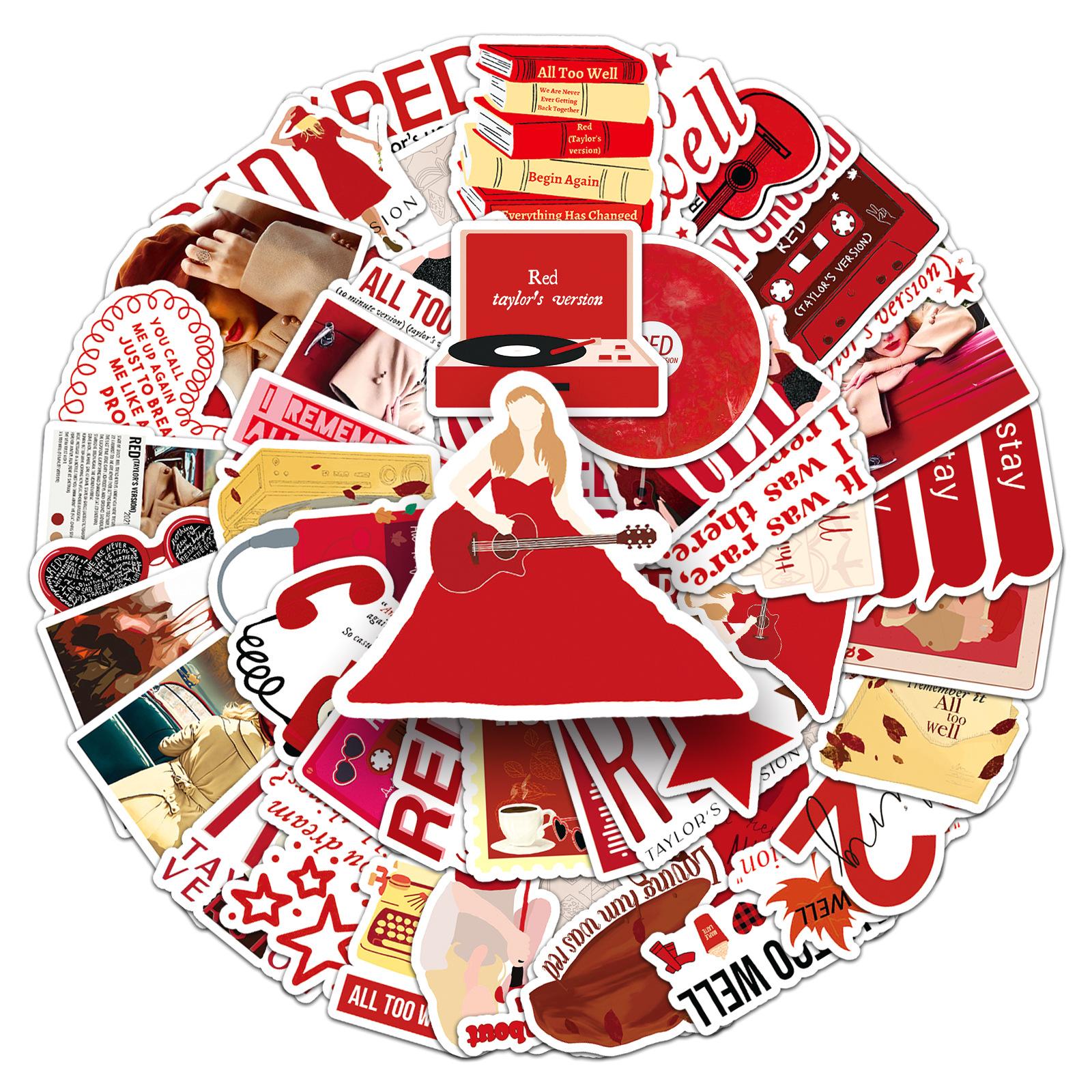 

Веселый набор наклеек для украшения бутылок для воды, багажа, ноутбука и чехла для телефона One Size