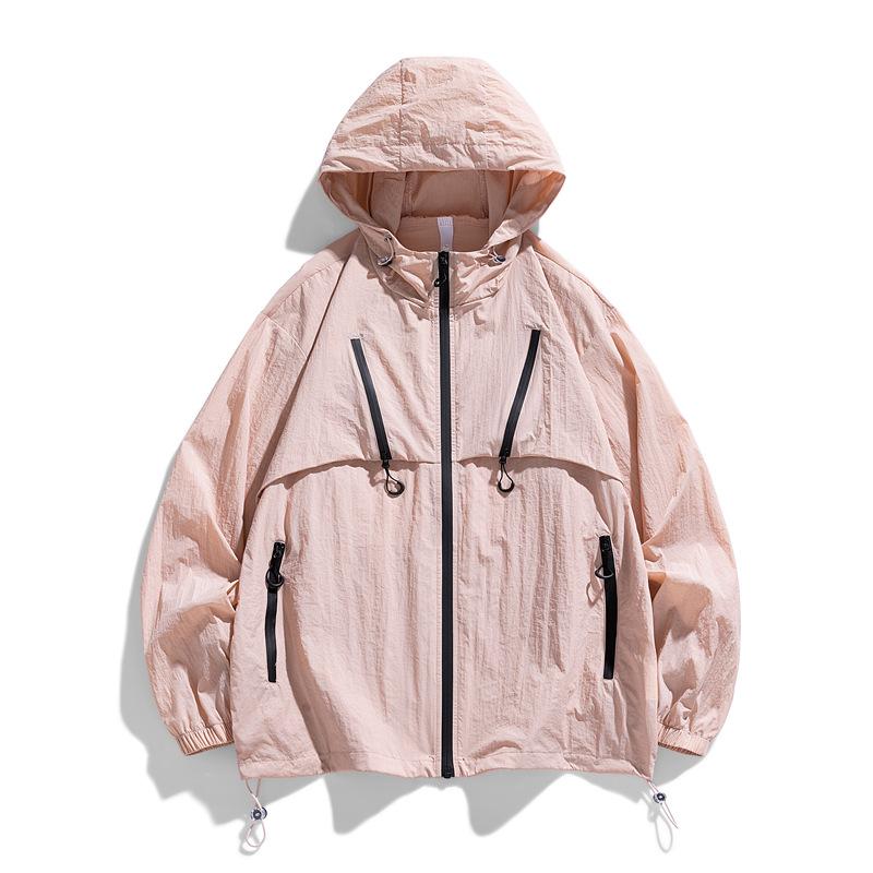 Summer UPF 50+ UV Sun Protection Skin Coats Men's Ultra-Light Sportswear Hooded Outwear Windbreaker Casual Jackets Male