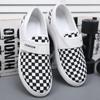 Fashion Canvas Men's Sneakers Black Lace Up Sping Shoes Classic Casual Vulcanized Shoes Size 47-48 Mens Spring Sport Shoes