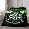 1Pc Lazio Ergo Sum Dart Blanket Soft And Comfortable Casual Warm Camping Travel Christmas Halloween Xmas Gift M928384