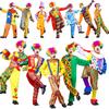 2025 Nové kostýmy pro dospělé cirkusových klaunů Cosplay Kostýmy pro jevištní vystoupení Halloween Klaun Role Play Dodávka pro narozeniny Karneval