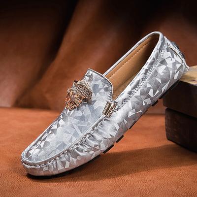 Damen Mokassin Loafer Freizeitschuhe Hochwertige Herren Lederschuhe Snake Pea Schuhe Frühling Sommer Leder wasserdicht