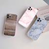 UP37 Marble Wood Transparent Phone Case for Samsung Galaxy A04 A04S A14 A23 A34 A54 M23 M33 M52 M53