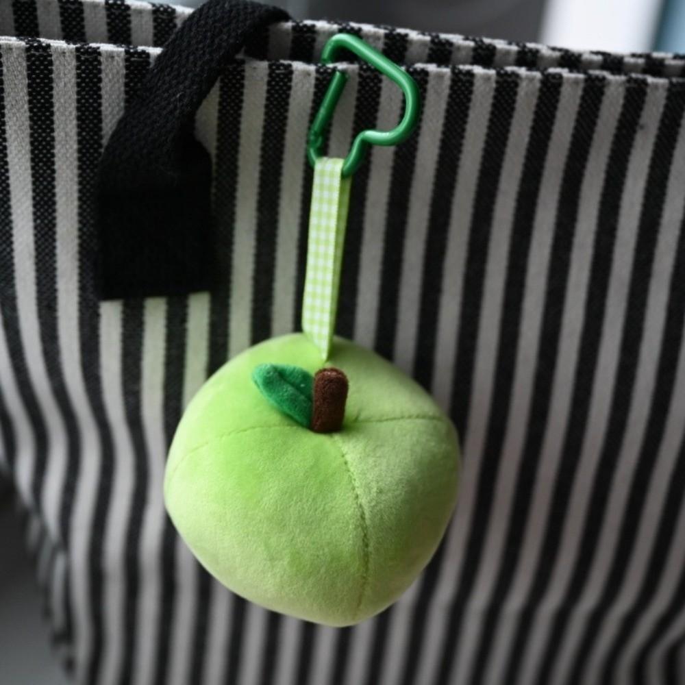 Persimmon Orange Bag Pendant Strawberry Plush Cherry Key Ring Fashion Fruit Key Chain Children