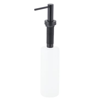 Kitchen Sink 304 Stainless Steel From the Top Built In Black Head Hand Press Soap Dispenser Bottle 350ml 500ml with PE Bottle