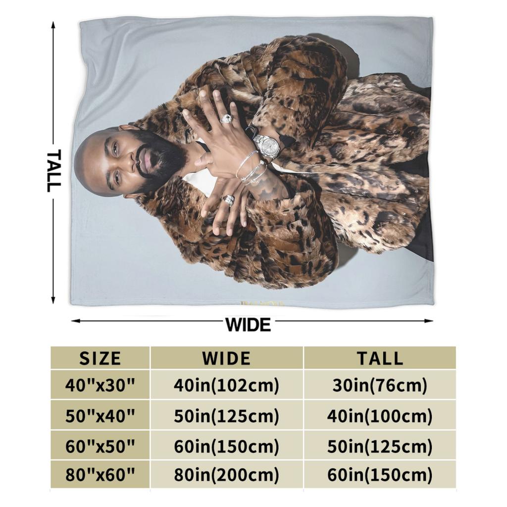 Fally ipupa Blanket Soft Funny Plush Throw Blanket For Home Decor Travel Office Flannel Bedspread Bed Cover