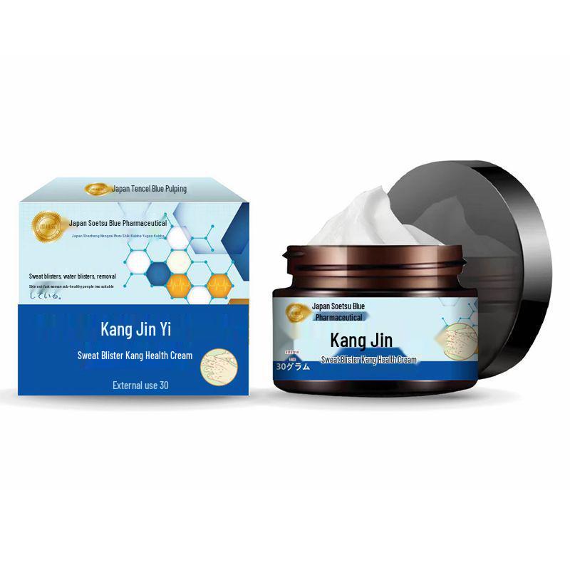 

Sweat Blister Relief Cream 30g - Tenketsu Blue Pharmaceutical, Japan Standard Size