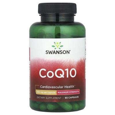 Coq10, Maximum Strength, 200Mg, 90 Capsules