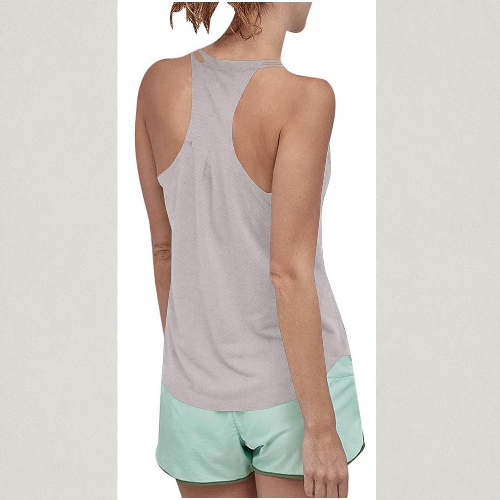 Women's  Strap Tank Tops Sexy Scoop Neck T Back Ruched Sleeveless Camisole Tops
