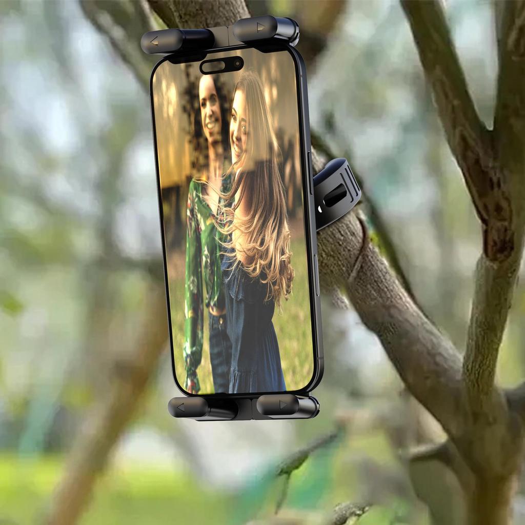 Multipurpose Phone & Tablet Holder for Treadmills, Bikes, Strollers, Golf Carts, and Music Stands