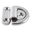 A65P-Yacht Accessories Boat D-Type Connecting Ring Buckle Stainless Steel Yacht Bolt Rope Fixed Ring 8Mm