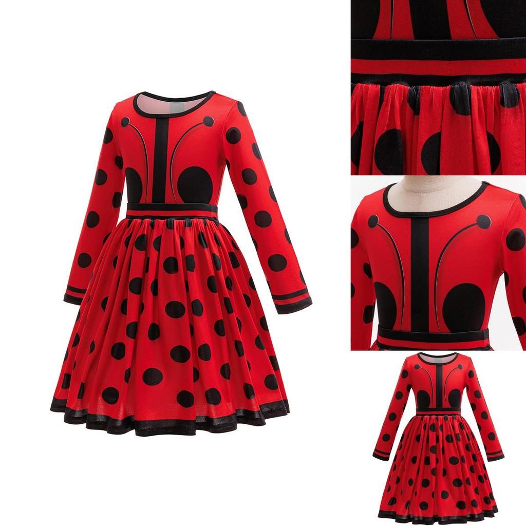 Miraculous: Tales Of Ladybug And Cat Noir Kids Halloween Costume Dress For Party And Cosplay Fun
