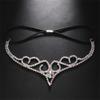 Bohemian Rhinestone Hairband Glitter Party Headband Teens Girls Dance Prom Wedding Headwear Summer Vacations Headpieces