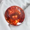 Natural Orange Sapphire Loose Gemstone 8.00 ct Round Cut Flawless September Birthday Birthstone