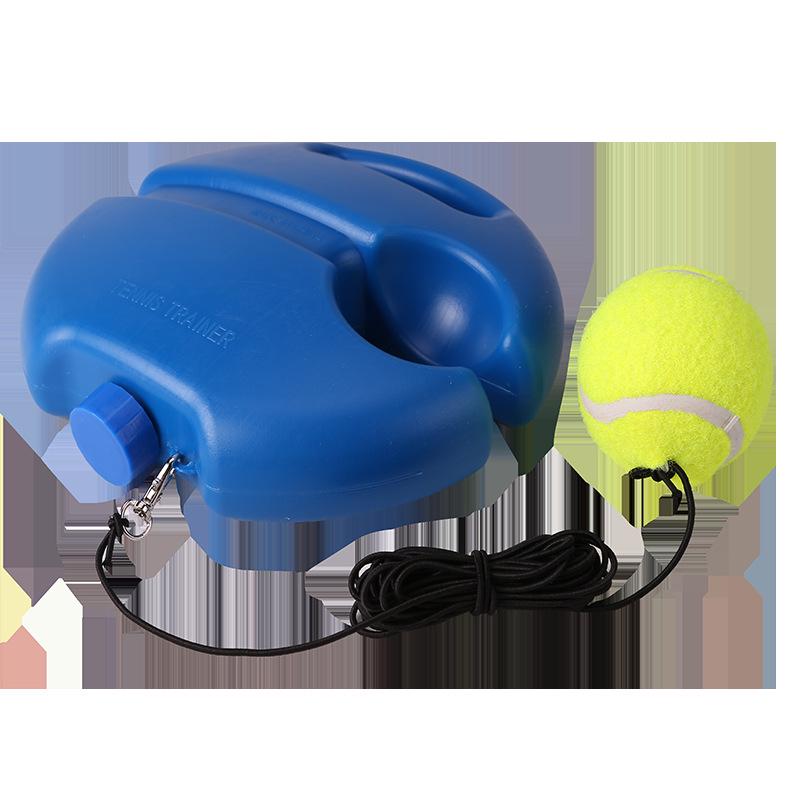 Tennis Trainer with Rebound Base and String for Solo Practice