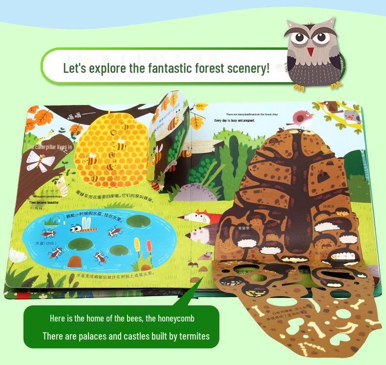 8-Volume 3D Pop-Up Science Book for Kids: Tear-Resistant Hardcover Picture Series