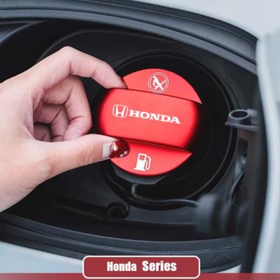 Car Fuel Tank Cap Cover Frosted Aluminum Alloy Lid Auto Accessories For Civic Accord Fit Jazz CRV BRV HRV Insight Pilot