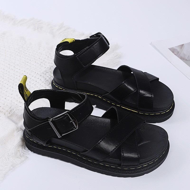 Women's Plus Size New Summer Chunky Sole Open Toe Fashion Beach Roman Sandals European American Style