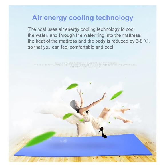 12V Water Circulation Bed Ice Sleeping Pad Cooling Pad Water-cooled Refrigeration Mattress Cooling Fan Conditioner Air Condition