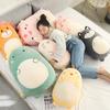 45~80cm Stuffed Cartoon Huggable Animal Doll Unicorn Dinosaur Pig Soft Plush Toy Lovely Buddy Kids Gift