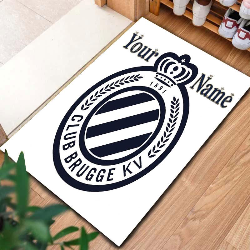 Club Brugge KV Custom Name Carpet Rug for Living Room Bedroom Home Sofa Decoration,Kids play Non-slip Floor Mat