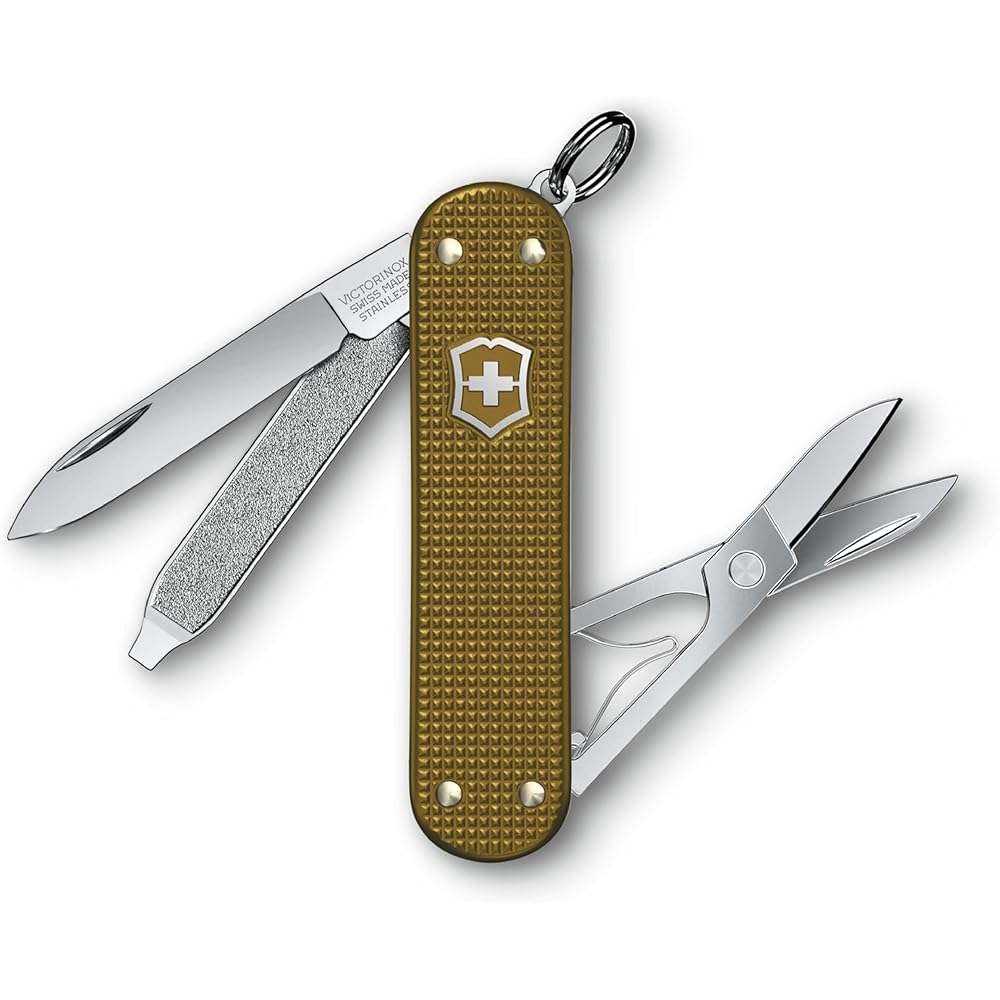 Victorinox Classic SD Alox Limited Edition 2024 Terra Brown Swiss Army Knife Multi-Tool with Scissors and Screwdriver