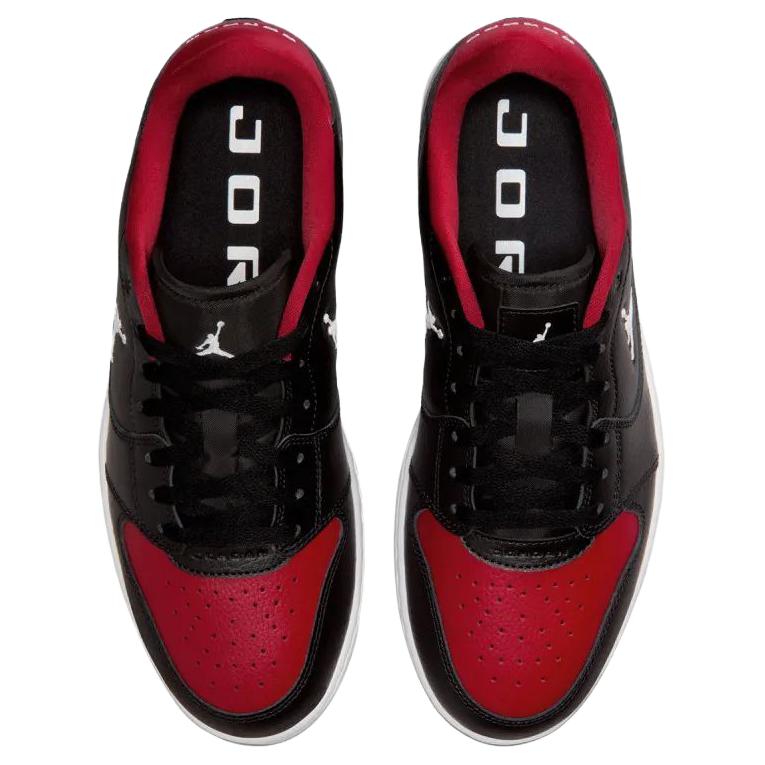 Jordan COURT CONNECT Low top Vintage Basketball Shoes Men's Black Red IQ5698-003