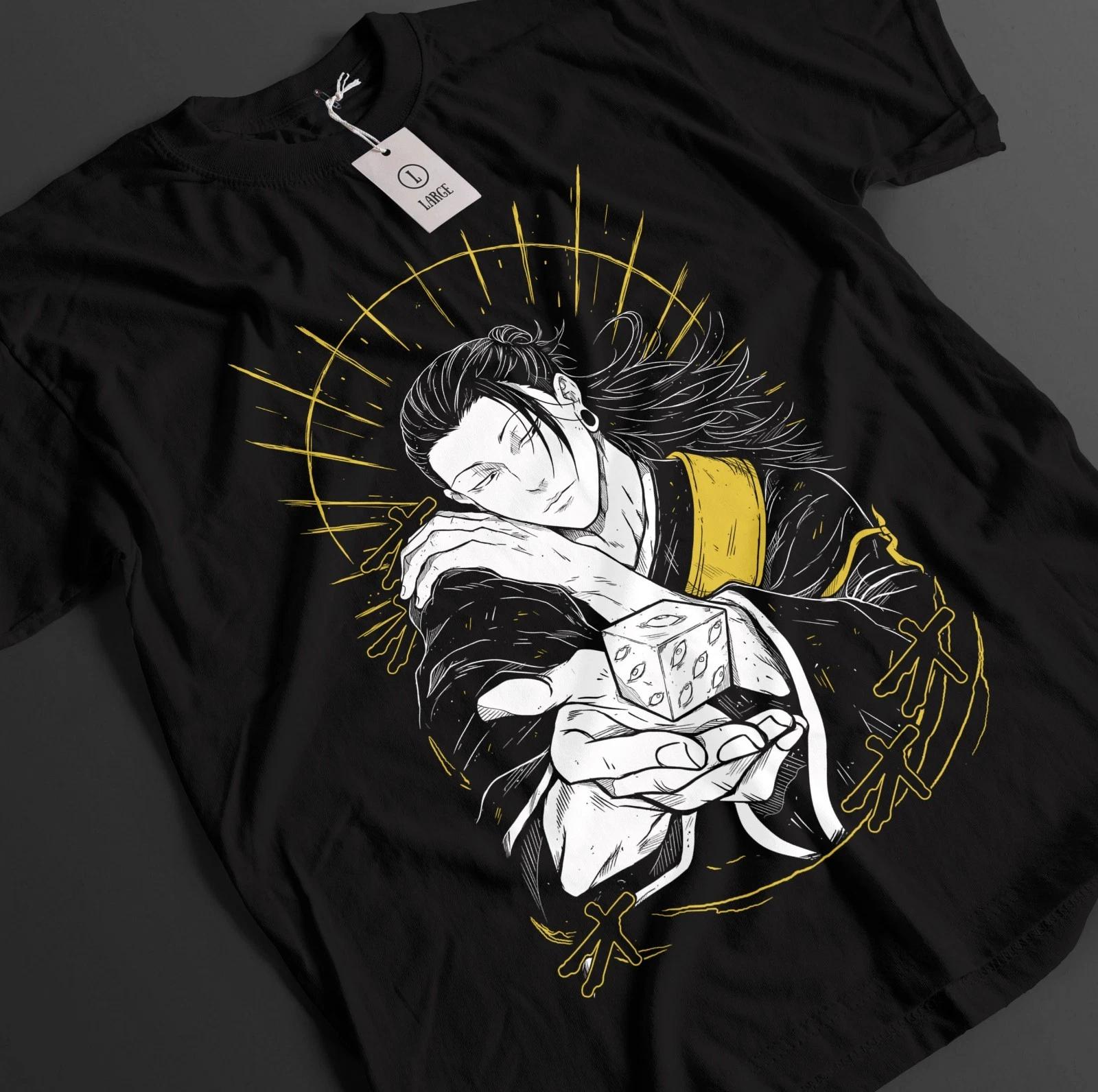 Рубашка Самурайский Чамплу Футболка Муген Футболка Дзин Топ Фу Сара Воин Аниме Футболка L