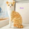 Gatti Siamesi Peluche Realistici Giocattolo Gatto Americano Shorthair Bambola Gatto Carina Giocattoli per Animali Domestici Decorazione Casa Regalo Per Ragazze compleanno
