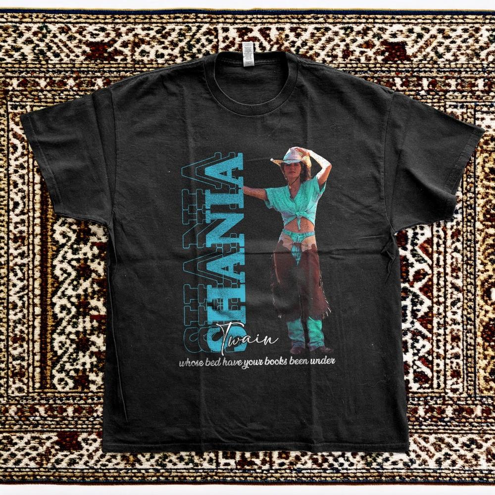 

HOT Shania Twain Music Shirt Black Cotton Tshirt Unisex T-Shirt M