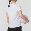 Under Armour Breathable Quick-Dry Crew Neck Solid Color Pullover T-Shirt With Small Logo Women T-Shirts White 1384246-100