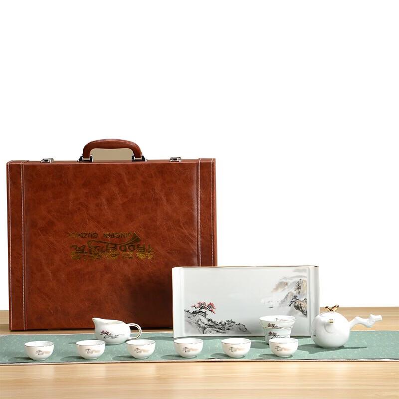 Northern Scenery Ceramic Tea Set