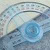 Swing Arm Office Math Full Circle Pointer Angle Ruler Goniometer Protractor Measuring Tools