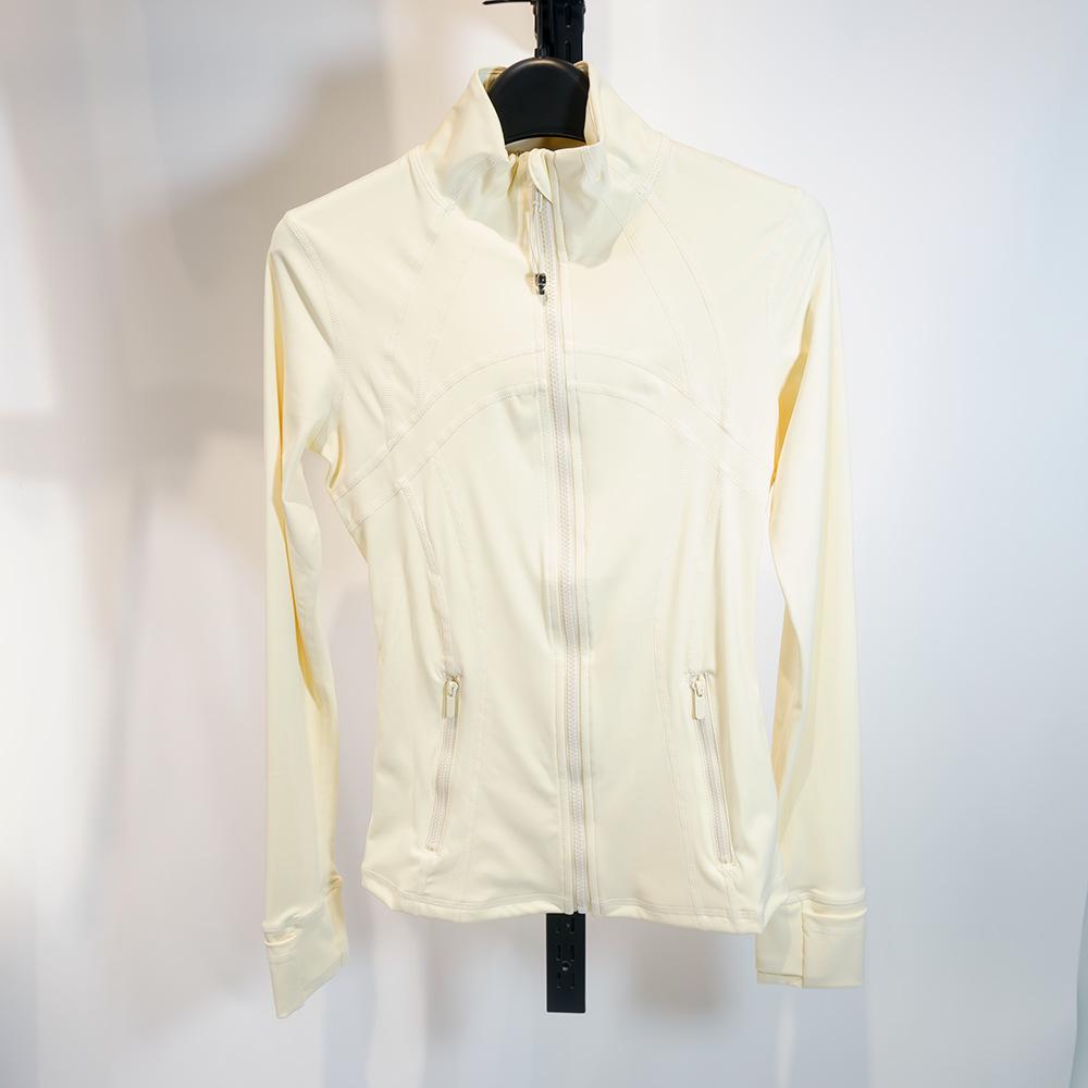 Women's Spring Yoga Sport Jacket - Tight Fit, Casual Jogging, Breathable, Zippered, Stand-Up Collar, Long Sleeve.