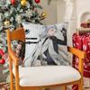 Game WWuthering Waves Cool Character Pillow Case Silky Short Plush With Invisible Zipper Dustproof Sofa Cushion Cover