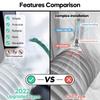 Portable Air Conditioning Exhaust Hose Cover and Window Seal Set Adjustable Length Hose Insulation Sleeve for Window