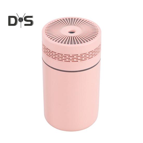 

Увлажнитель воздуха с подсветкой, 2 режима, регулируемый, тихий, с питанием от USB, увлажнитель с холодным паром, диффузор эфирных масел розовый