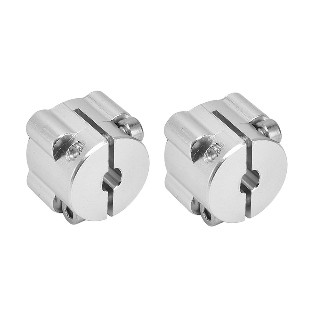 2Pcs D Bore Clamp Aluminum Alloy High Load Clamping Collar for Connecting Shaft Column 14in Center
